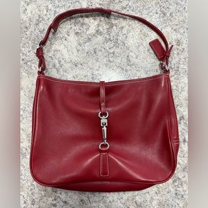 Beautiful red Coach handbag